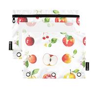 Fresh Serviceberry Fruit Rings Binder Pocket 3 Hole Punch for 3 Hole Binder Pouches with Waterproof for School Ofhce Supplies