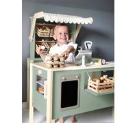 FRESH shop and kitchen for children SMALL FOOT sage green