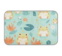 Fresh Spring Cute Frogs Summer pet Cooling mats for Dogs Self Cooling Bed for Outdoor Cats for Doggie cat Outdoor pet Summer cama Fria para perro M