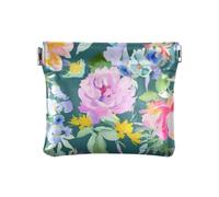 Fresh Spring Vivid Flowers Fashion PU Leather Change Purse Waterproof Jewelry for Women monedero para carro