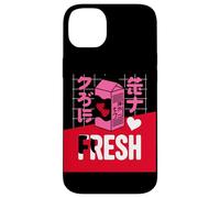 FRESH Strawberry Milk Kawaii Vaporwave Aesthetic Case for iPhone 14 Plus