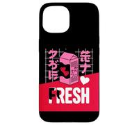 FRESH Strawberry Milk Kawaii Vaporwave Aesthetic Case for iPhone 15