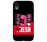 FRESH Strawberry Milk Kawaii Vaporwave Aesthetic Case for iPhone XR