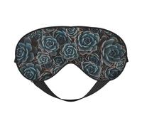 Fresh Succulents Sleep Eye Mas Light Blocking Night Eye Blinder Travel Essential Gifts Women Men Sleep Mask