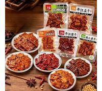 Fresh Tender Fried Tofu,Hunan Specialty Instant Bean Curd,Healthy Nutritious Snack, Leisure Food,Handmade Tofu,Vegetarian,Vegetable,Mala Latiao,Delicious Chinese Snack Gift (5 Flavors,5bags)