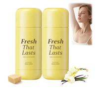 Fresh That Lasts Deodorant Stick, Vanilla Pistachio Deodorant Stick for Men & Women, For Brightening & Glows, Reduce Underarm Darkness Or Uneven Skin tone, Gentle (2PCS)
