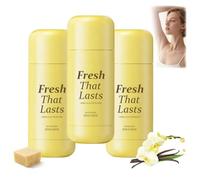 Fresh That Lasts Deodorant Stick, Vanilla Pistachio Deodorant Stick for Men & Women, For Brightening & Glows, Reduce Underarm Darkness Or Uneven Skin tone, Gentle (3PCS)