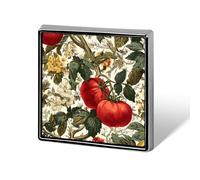 Fresh Tomatoes Square Brooch Metal Pin Badges Classic Lapel Pins Jewellery Unisex