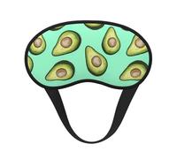 Fresh Tropical Fruit Avocado Print Adults Kids Light Blocking Eye Cover for Travel Daily Use Nap Insomnia Camping