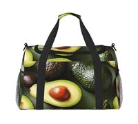Fresh Tropical Fruit Avocado Print Daily essentials Large Capacity Hand Carry Bag for Weekend Getaways style Bags