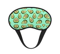 Fresh Tropical Fruit Avocado Print Fashion Sleep Mask, Blackout Eye Mask,Sleeping Eye Mask Suitable for Travel/Yoga/Nap