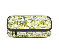 Fresh Tropical Lemon Large Capacity Pencil Case Bag Pencil Case Pencil Case Organizer For PA Supplies Office College Makeup