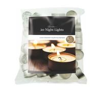 Fresh Unscented Tealight Candles - Refreshing & Soothing Fragrances | Up to 8-Hour Burn Time | Premium Quality Decorative Tealights for Home Decor (Unscented Wax Night Lights - Packs of 20)