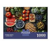 Fresh Vegetable Fruit Platter 1000 Piece Jigsaw Puzzle for Adults Paper Puzzle Game Healthy Lifestyle 70x50cm/1000pcs