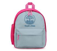 Fresh Vibe Simple Small Capacity Backpack with One Side Pockets Casual Daypack for Men Women