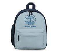 Fresh Vibe Simple Small Capacity Backpack with One Side Pockets Casual Daypack for Men Women