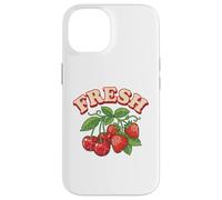 FRESH Vintage 70s Cherries Strawberries Distressed Fruit Case for iPhone 14