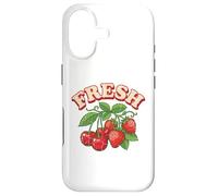 FRESH Vintage 70s Cherries Strawberries Distressed Fruit Case for iPhone 17