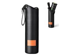 FRESH VITALITY Travel Case for Portable Coffee Maker - Compatible with Outin Nano, Wacaco & Staresso - Water Resistant PVC Carrying Bag - Soft Faux Leather Pouch for Camping & Hiking, 28 x 11.5cm