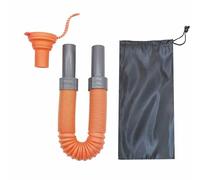 Fresh Water Fill Up Hose, for Filling Your Drinking Water Container, Expandable Portable Camping Bucket Diversion Pipe(Orange)