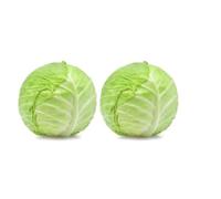 Fresh White Cabbage Each I 1950G to 2KG APPROX I Pack of 2