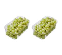 Fresh White Grapes pre packed I Juicy & Sweet I 500G I Pack of 2