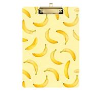 Fresh Yellow Banana Therapy clipboard Hard Board for Coaches Medical Classroom Size 9 x 12