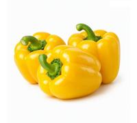 Fresh Yellow Bell Pepper, Vibrant Colour, Sweet Flavour, Ideal for Cooking and Salads 1Kg (4-5 pcs)