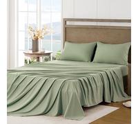 FreshCulture Twin Bed Sheets - Ultra Soft Sheets for Bed - Brushed Microfiber - Deep Pockets - Easy Care - Cooling & Breathable Sheets - Hotel Quality Twin Size 3 Piece Sheet Set (Sage Green)