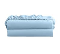 FreshCulture Twin XL Fitted Sheet Only 2 Pack - Hotel Quality Fitted Sheet - Ultra Soft & Breathable - Brushed Microfiber - Deep Pocket - Cooling Fitted Sheets for Twin XL Size Bed (Light Blue)