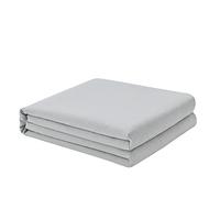 FreshCulture Twin XL Flat Sheet - Hotel Quality Twin XL Flat Sheet Only - Brushed Microfiber Top Sheet - Ultra Soft & Breathable - Wrinkle-Free - Easy Care - Single Flat Sheet (Twin XL, Light Grey)