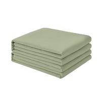 FreshCulture Twin XL Flat Sheets Only 2 Pack - Hotel Quality Flat Bed Sheets - Brushed Microfiber - Ultra Soft & Breathable - Wrinkle-Free - Easy Care - Flat Sheets Only Twin XL Size (Sage Green)