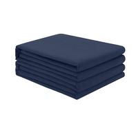 FreshCulture Twin XL Flat Sheets Only 2 Pack - Hotel Quality Flat Bed Sheets - Brushed Microfiber - Ultra Soft & Breathable - Wrinkle-Free - Easy Care - Flat Sheets Only Twin XL Size (Navy Blue)