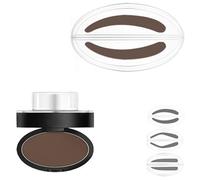 Fresheight Deluxe Stamp Set, Fresheight Eyebrow Stamp Set - Waterproof & Sweat-Proof, Non-Smudgeable, Beginner-Friendly Brow Defining Tool for Women (Brown-A)