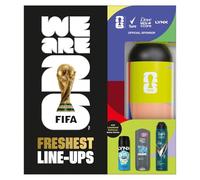 Freshest Line-Ups FIFA Men’s Grooming Gift Set with Anti-Perspirant, Body Wash, Body Spray & Limited Edition Water Bottle, 3 Piece Set for Him Official FIFA World Cup Merchandise