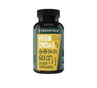 Freshfield Vegan Omega 3 DHA & DPA Supplement: Premium Algae Oil, 2 Month Supply, Plant Based, Sustainable, Premium and Mercury Free. Supports Heart, Brain, Joint Health