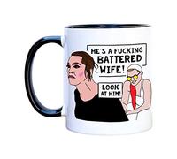 Freshine - Vanderpump Rules, Battered Wife Coffee Mug -11oz Ceramic Coffee Novelty Mug/Tea Cup, High Gloss
