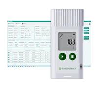 Freshliance Temperature Data Logger, USB Reusable Configurable Temperature Recorder with PDF CSV Report, Digital Refrigerator Thermometer Hygrometer for 35000 Points High Accuracy, TagPlus-T