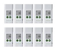 Freshliance Temperature Humidity Data Logger, USB Reusable Temperature Humidity Recorder with PDF CSV Report, Digital Refrigerator Thermometer Hygrometer for 35000 Points High Accuracy, 10pack