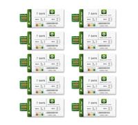 Freshliance USB Temperature Data Logger, Single Use Temperature Recorder with PDF and CSV Reports, Max. 30000 Readings High Accuracy Cover 7days for Transport, Storage, Fresh Tag 1, 10packs