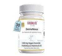 FRESHLITE 2,500mg Ceramide Skin Supplement - Hydration & Barrier Support - Radiant, Luminous Skin - with Vegan Postbiotics for Total Glow - DermaNexus™ 60 Vegan Capsules, Made in Japan