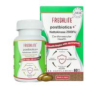 FRESHLITE Premium Nattokinase 2500FU NSK-SD + Vegan Postbiotics | Heart, Circulation & Cholesterol Support | JNKA Certified | Made in Japan | 60 Vegan Capsules