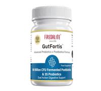 FRESHLITE Probiotics & Postbiotics - 100B CFU, 35 Strains - Bloating & Gut Health Support - Daily Digestive Balance - Complete Gut Repair - GutFortis™ 60 Vegan Capsules, Made in Japan