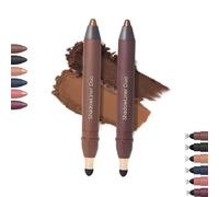 Freshlus Shadow Liner 2-in-1 Eyeliner & Eyeshadow, Waterproof, Smudge-Proof Duo Eye Shadow Stick with Smudge Brush, Long-Lasting, Smooth, Effortless Smoky or Natural Eye Makeup (Tempt+Sultry)