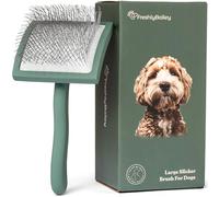 Freshly Bailey Doodle Brush for Goldendoodle, Poodle, and Labradoodle Coats - Best Slicker for Dogs With Wavy & Curly Hair - Detangle & Fluff Like a Pro - Grooming Must Haves (Large)
