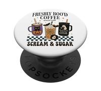 Freshly Boo'd Coffee Scream & Sugar PopSockets Adhesive PopGrip