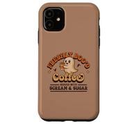 Freshly Boo'd Coffee Served with Scream and Sugar Halloween Case for iPhone 11