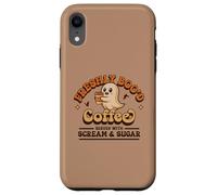 Freshly Boo'd Coffee Served with Scream and Sugar Halloween Case for iPhone XR