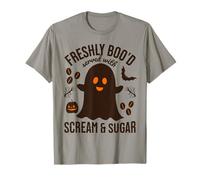 Freshly Boo'd Served with Scream and Sugar Coffee Ghost T-Shirt