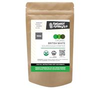Freshly Fermented British White Sourdough Starter | Live Active Fresh Culture, Certified Organic, UKAS Lab Tested | Made in UK | Ready to Bake Starter for Classic White Loaves | 150g Pouch